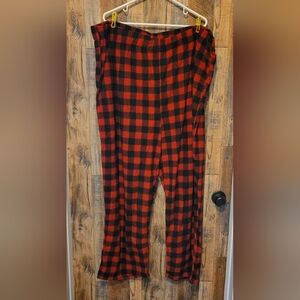 Jammies for Your Families Red and Black Plaid Pajama Top